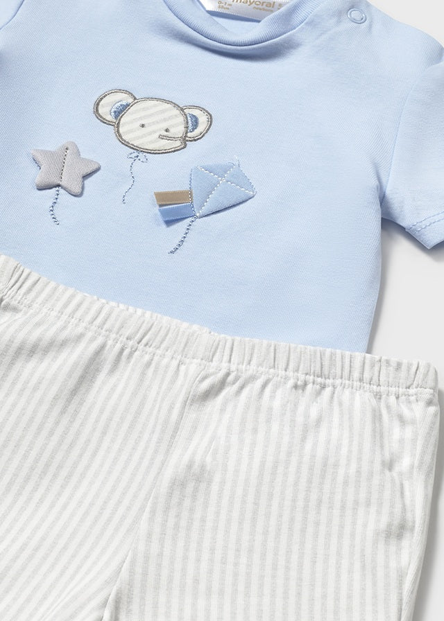 Mayoral Blue Shorts Set Two Pack