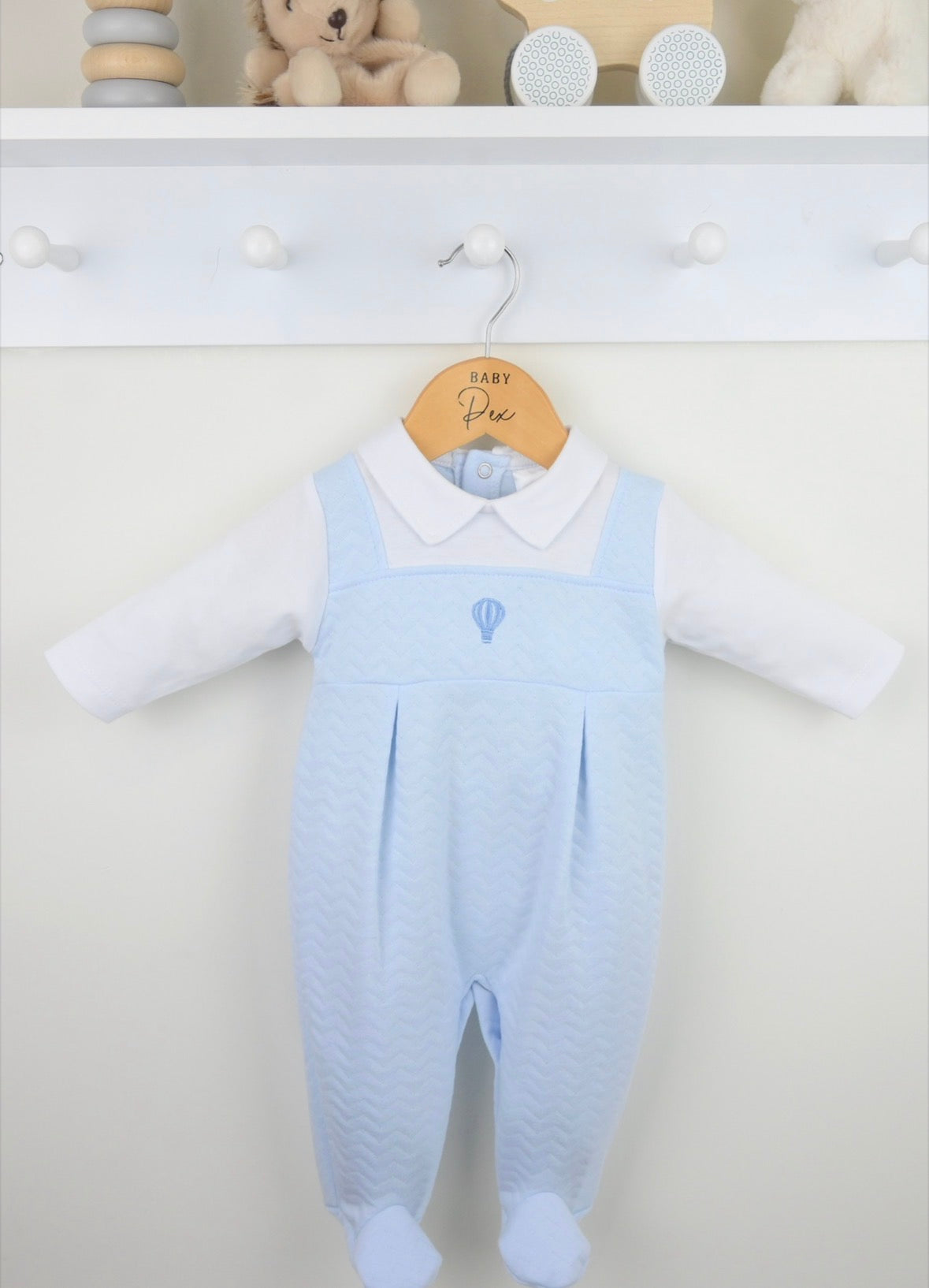 Pex Blue Balloon Pascal Sleepsuit