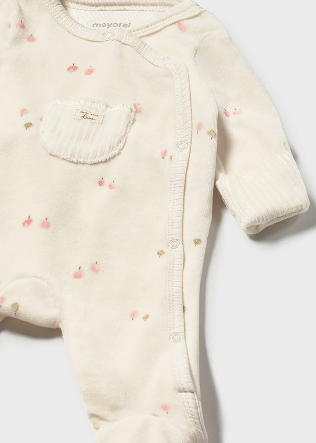 Mayoral Velour Onesie