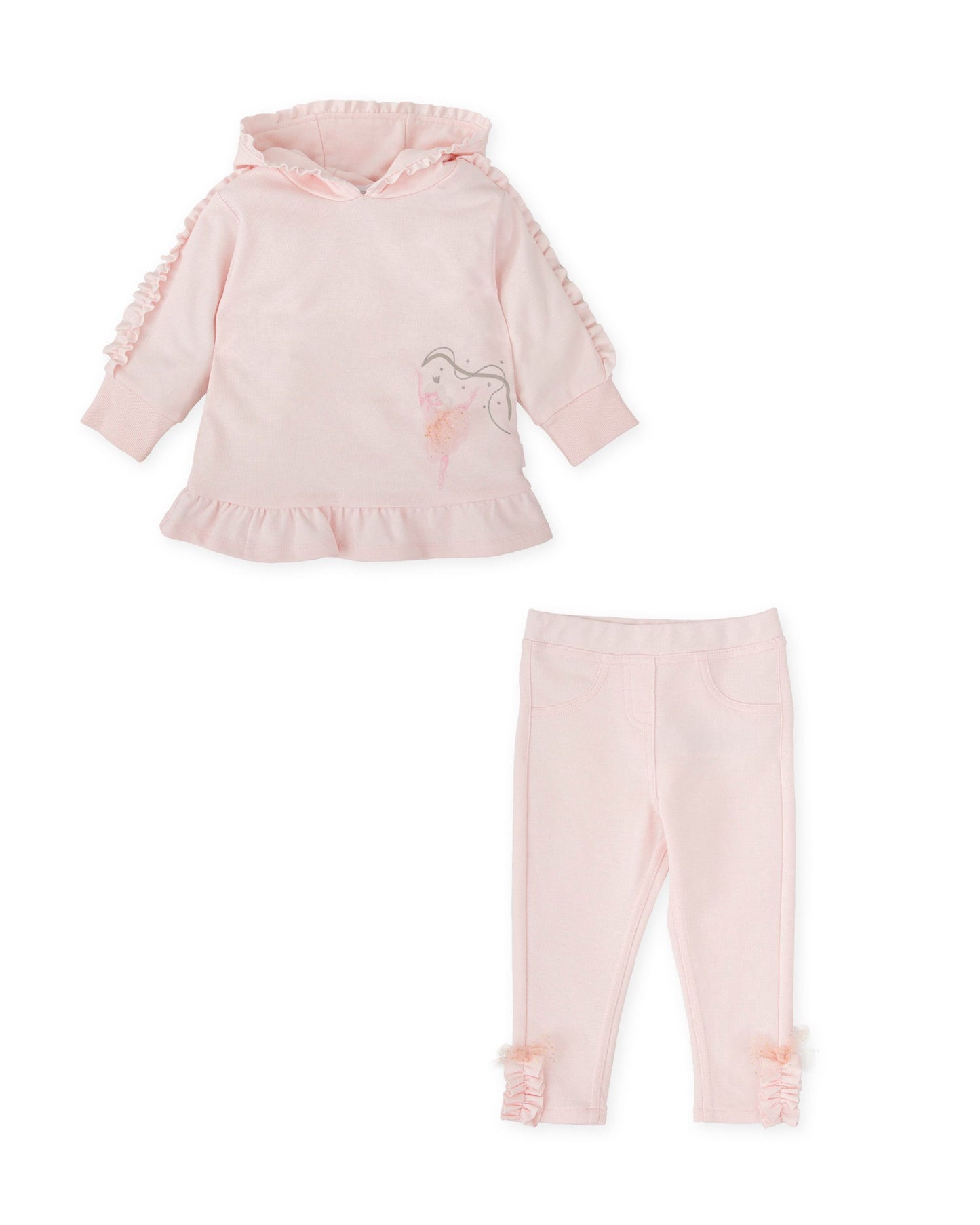 Tutto Piccolo Pink Hoody Set