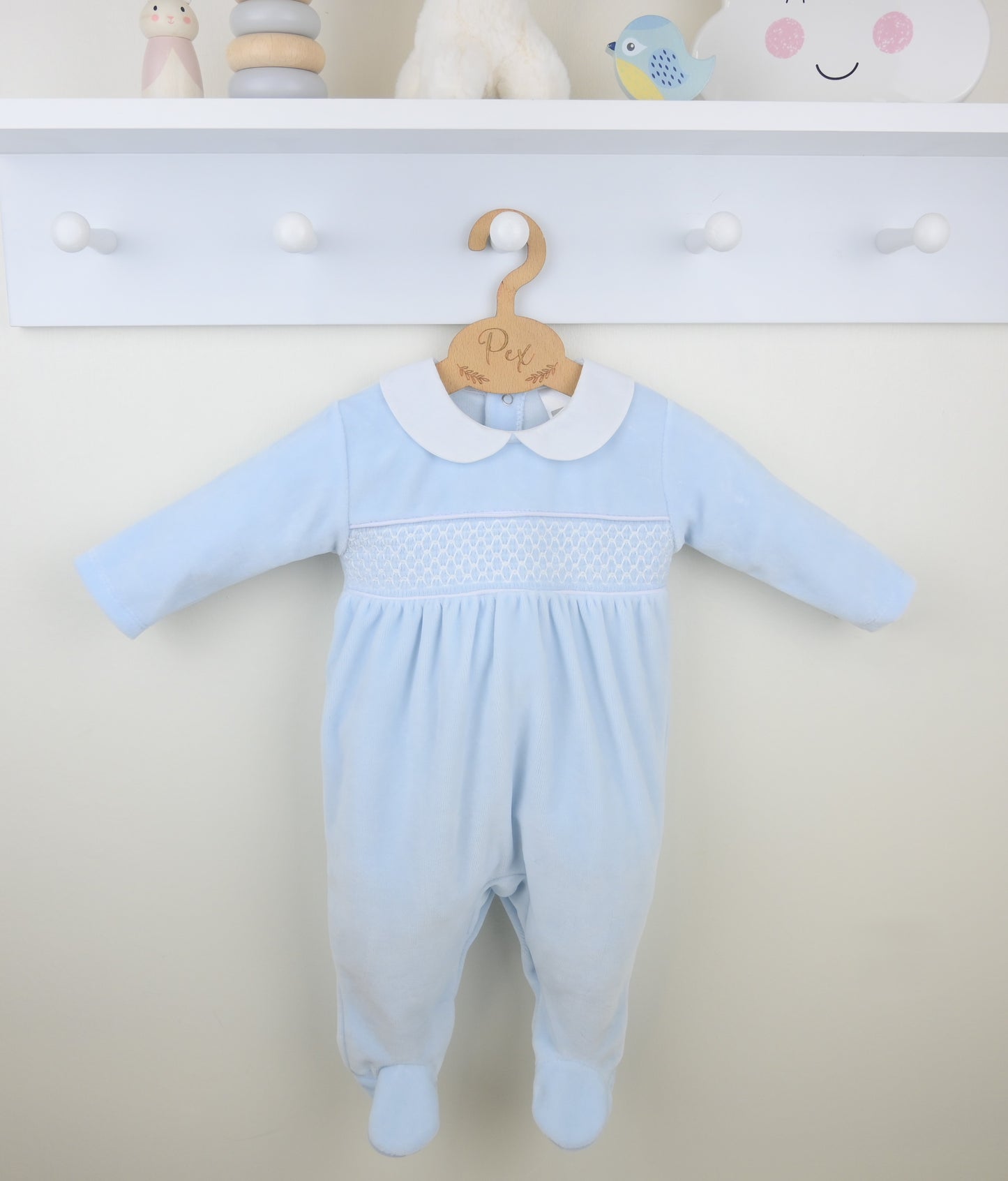 Preorder Pex Blue Albert Sleepsuit