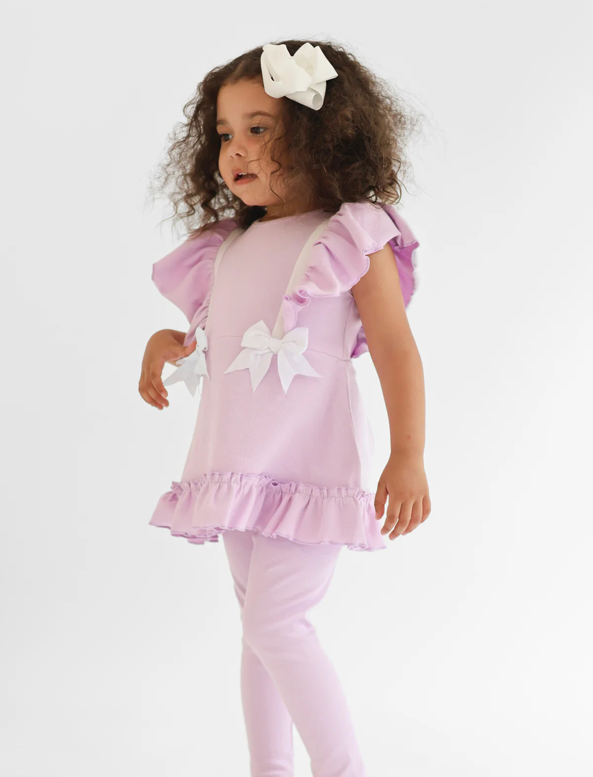 Harris Kids Lilac Mia Leggings & Shorts Set