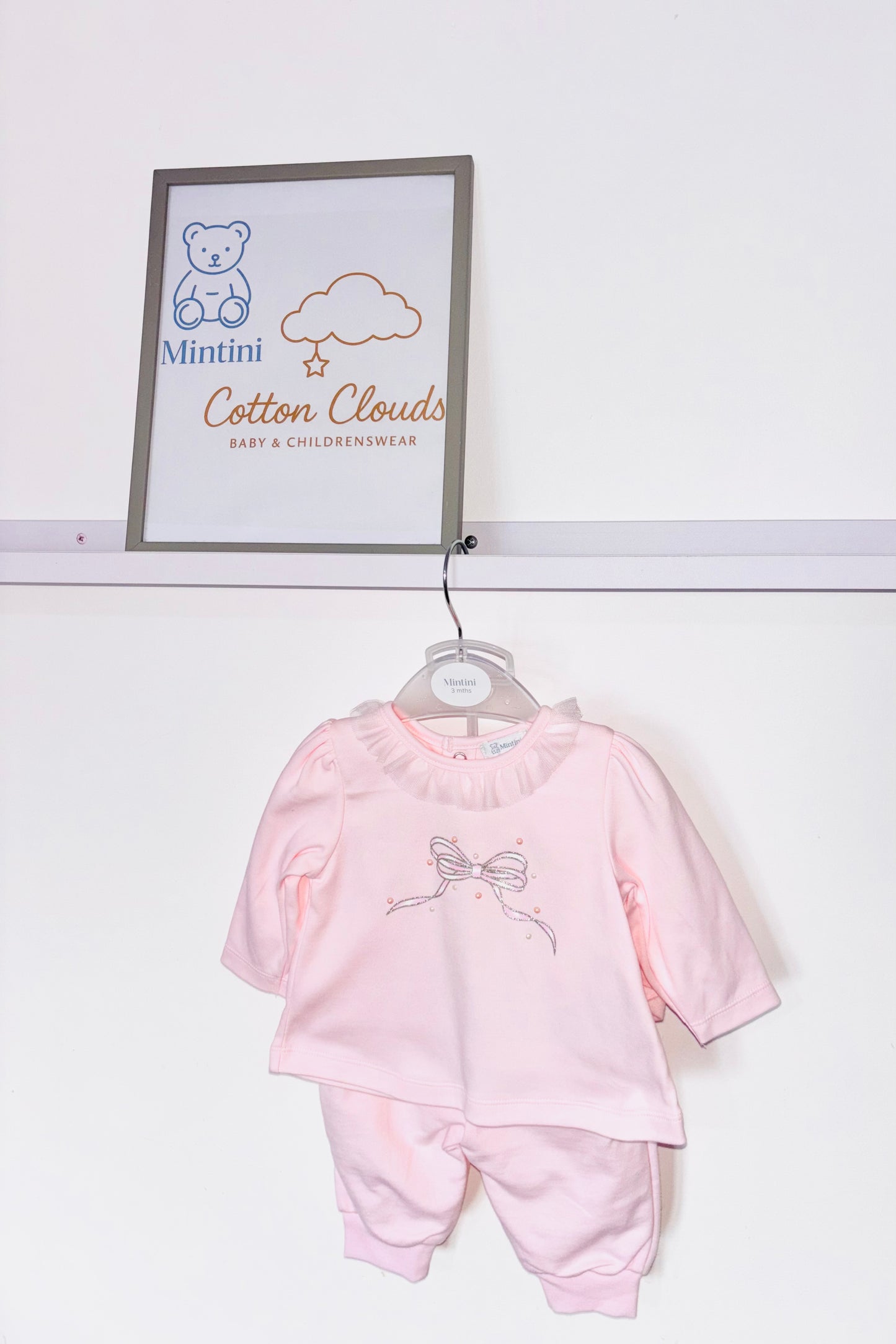 Mintini Pink Bow Jogsuit AW25