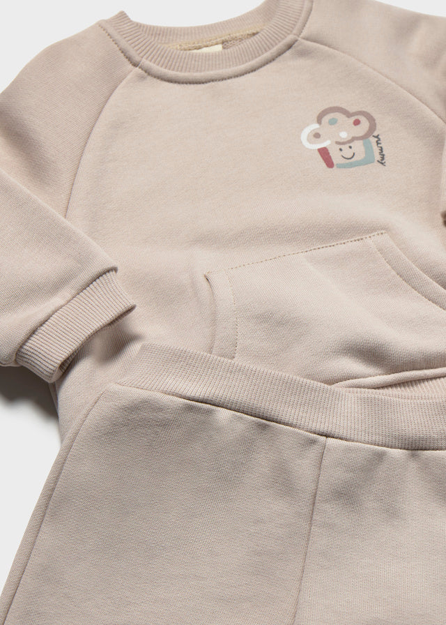 Mayoral Beige Jogsuit