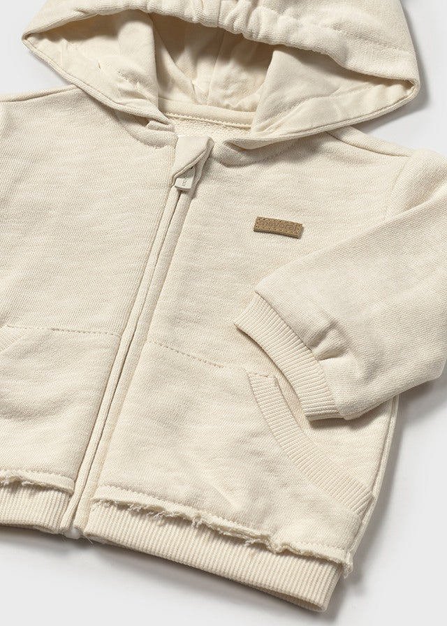Mayoral Beige Fleece Pullover