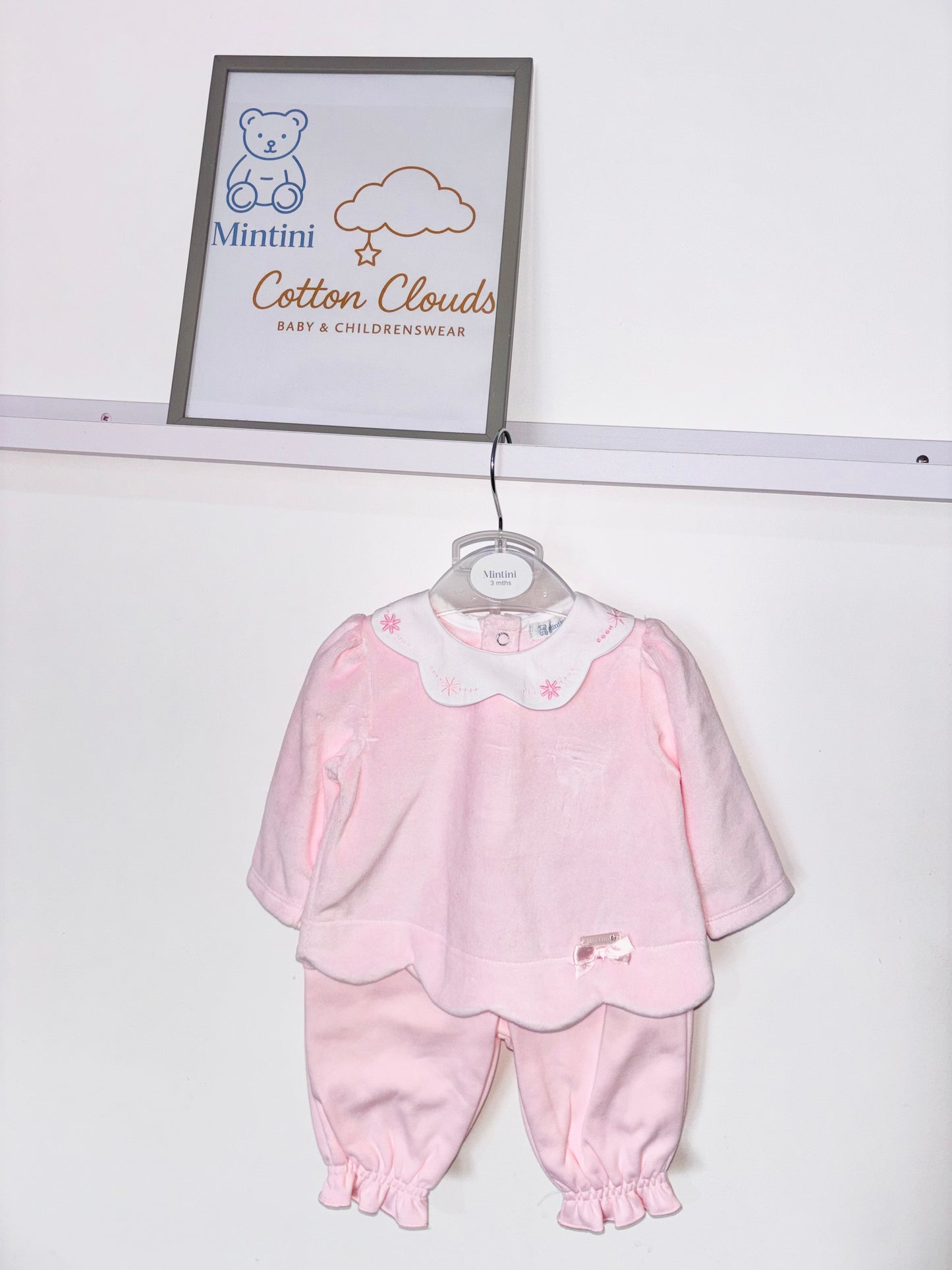 Mintini Pink Frill Trouser Set