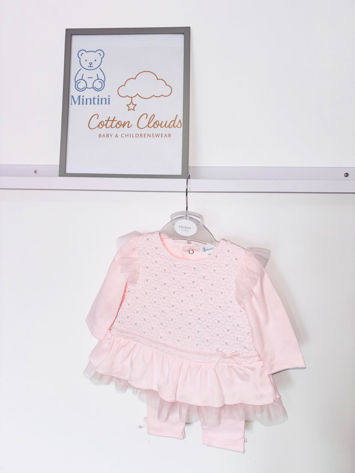 Mintini Pink Pearl Legging Set