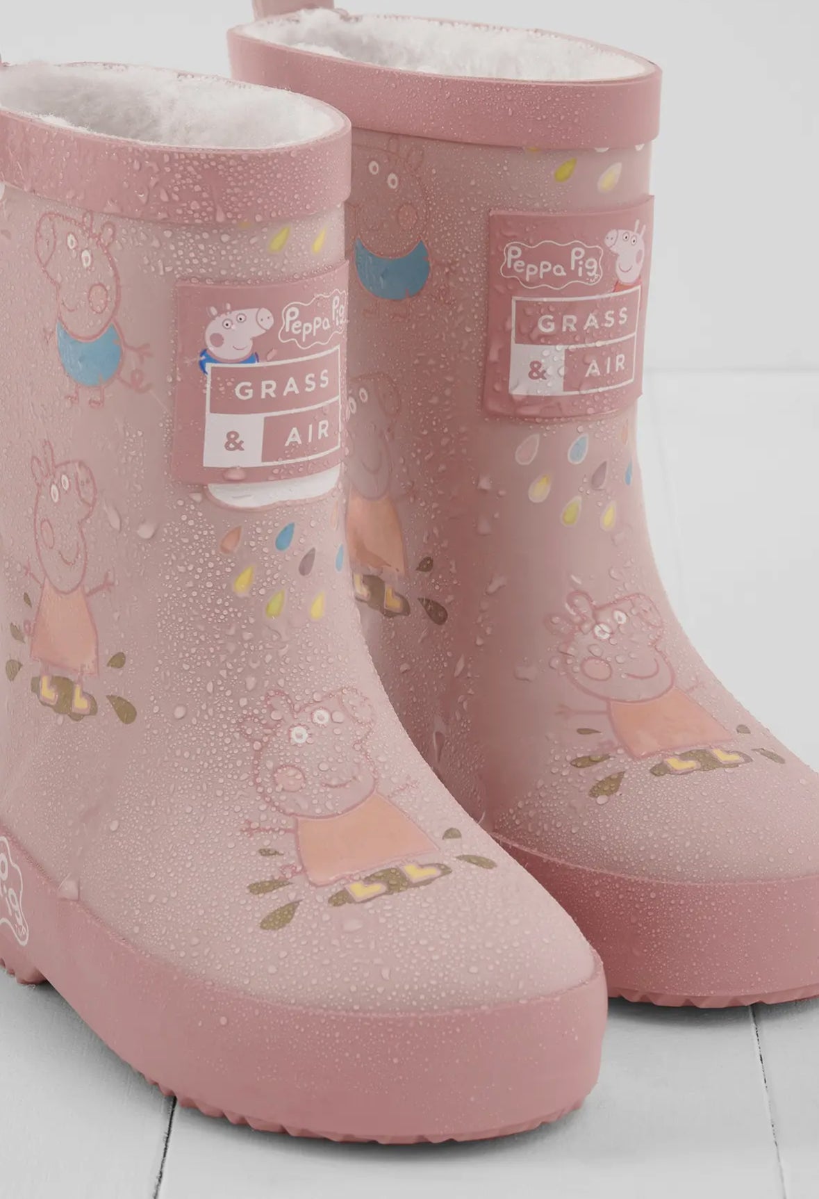 Grass & Air Pink Peppa Pig Wellies