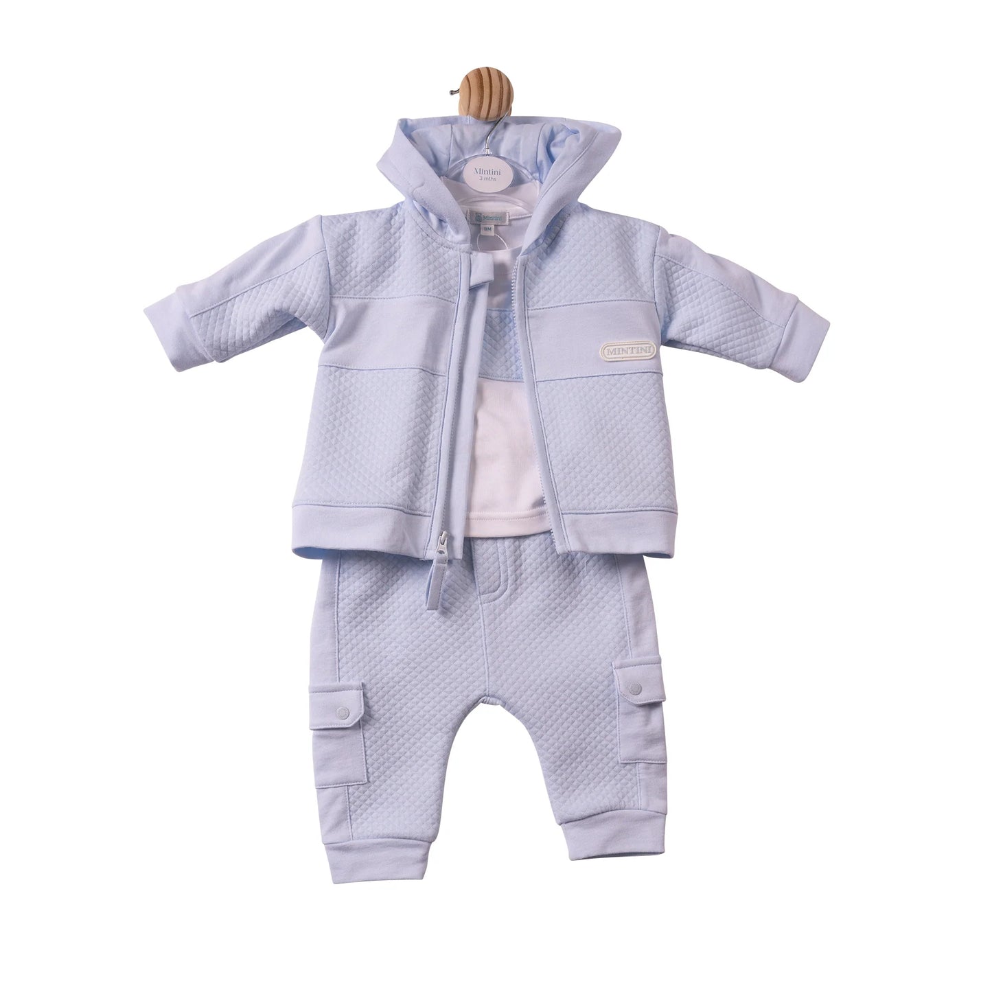 Mintini Blue 3 Piece Jogsuit