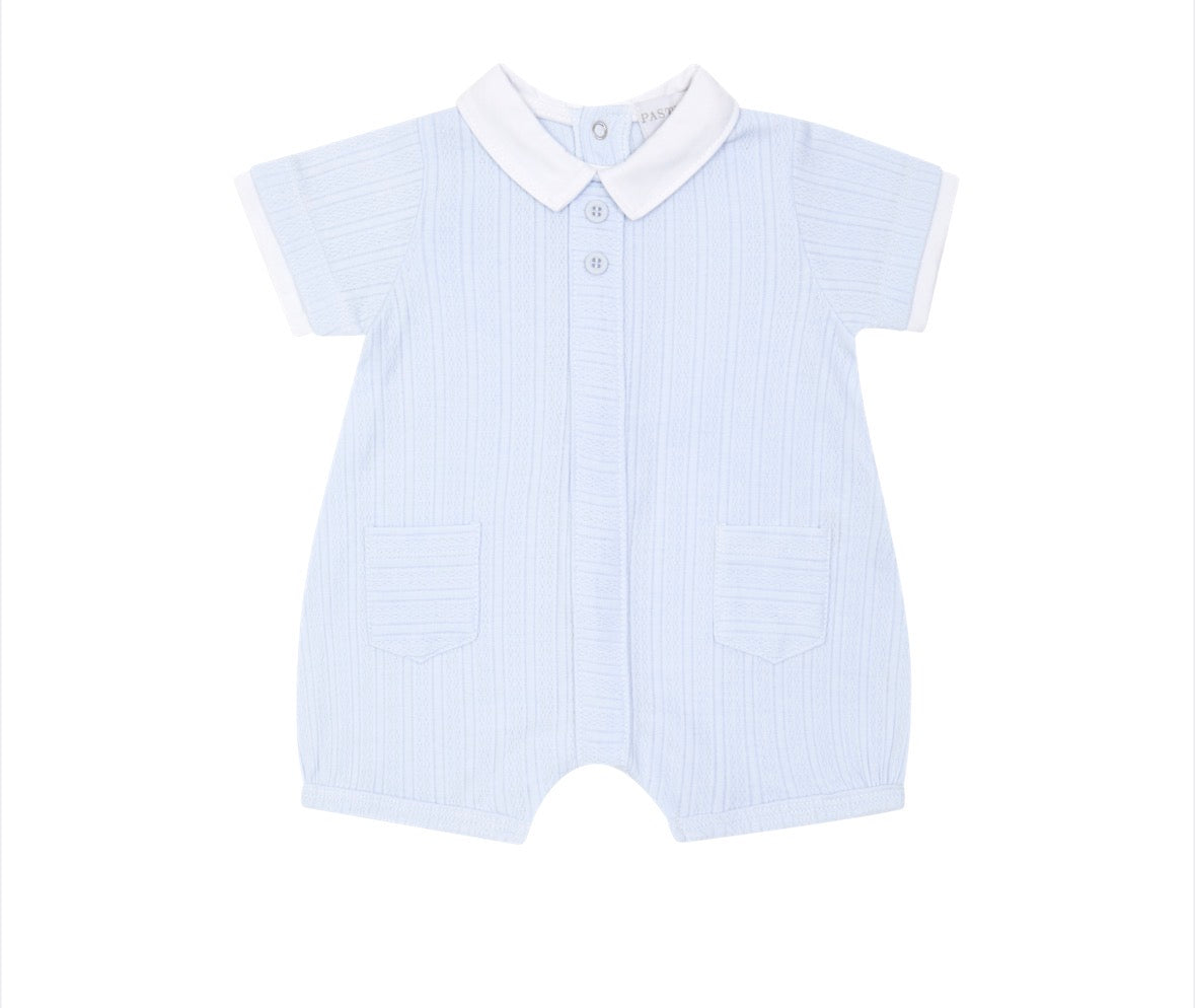 Pastels & Co Blue Hudson Romper