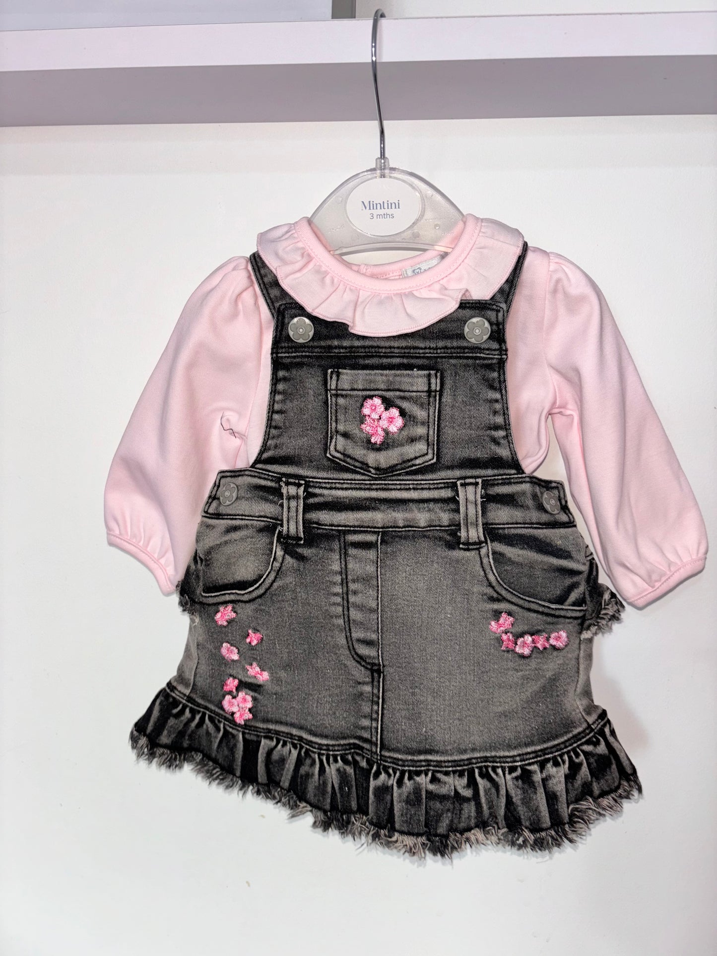 Mintini Denim Pinafore Set AW25