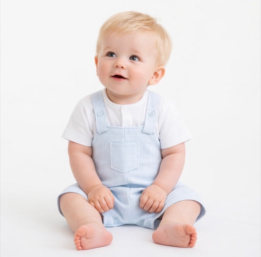 Pastels & Co Blue Dungaree Outfit