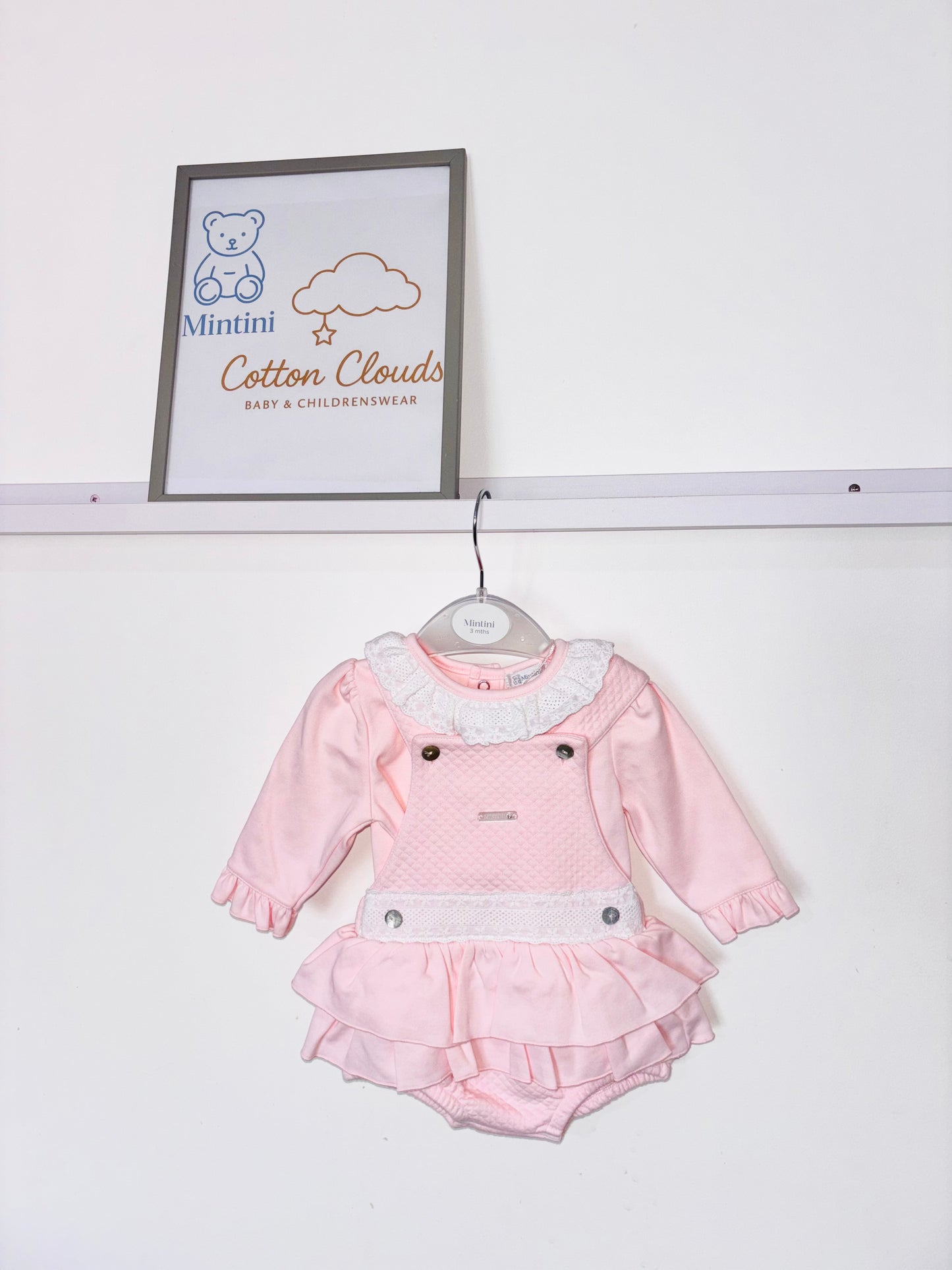 Mintini Pink Pinafore AW25