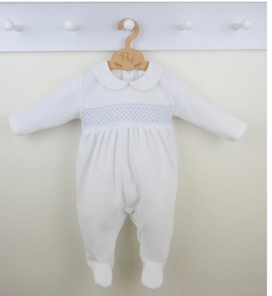 Pex Blue White Albert Sleepsuit