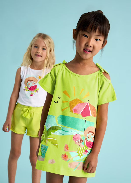 Mayoral Lime Green Dress