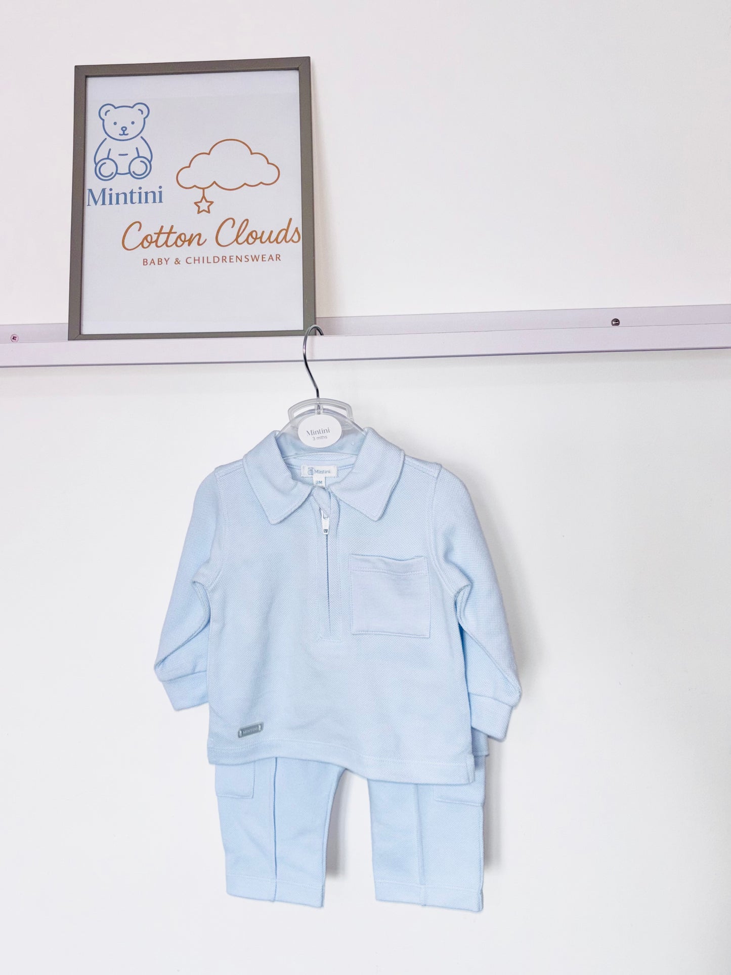 Mintini All Blue Polo Set