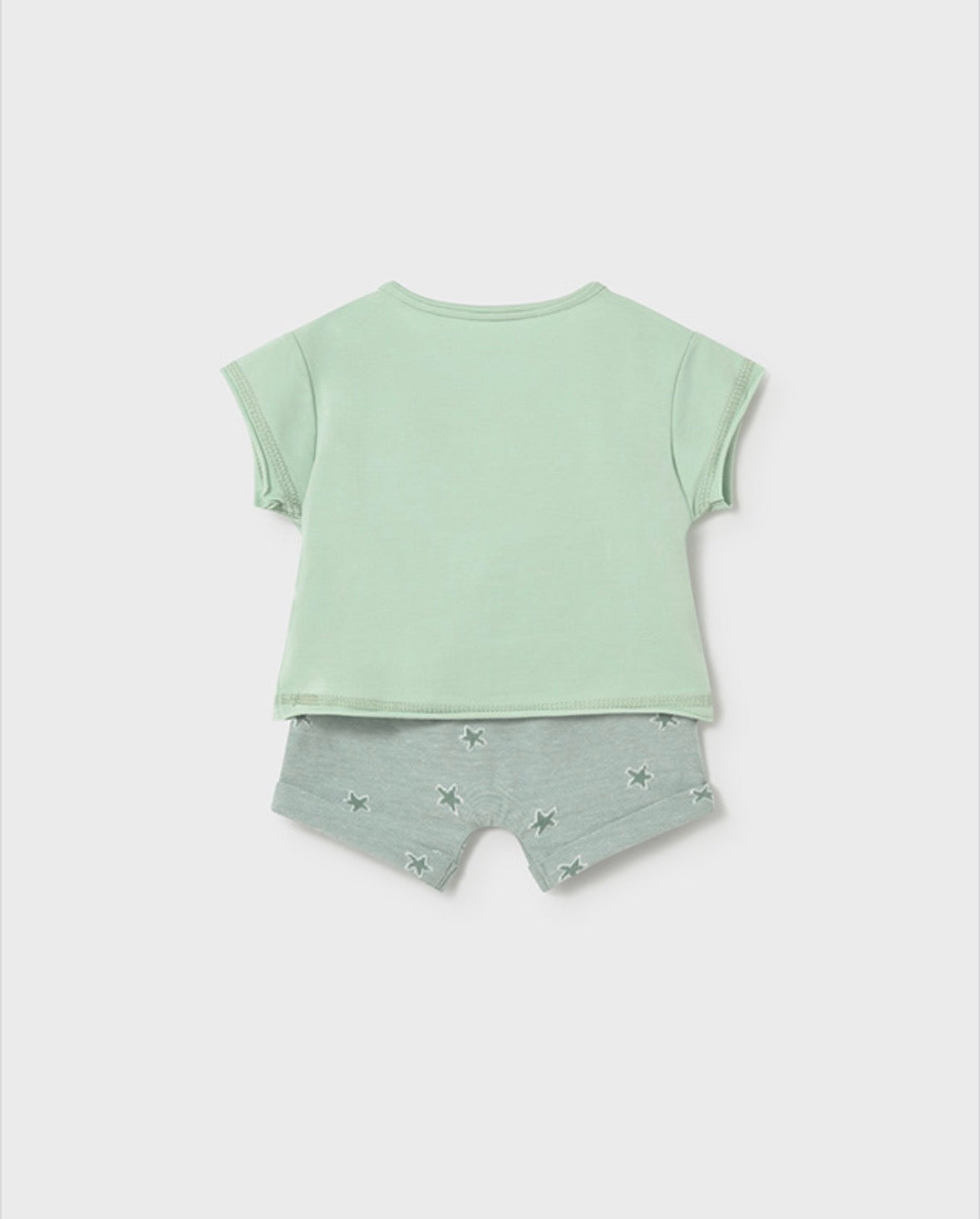 Mayoral Sage Green Shorts Two Pack