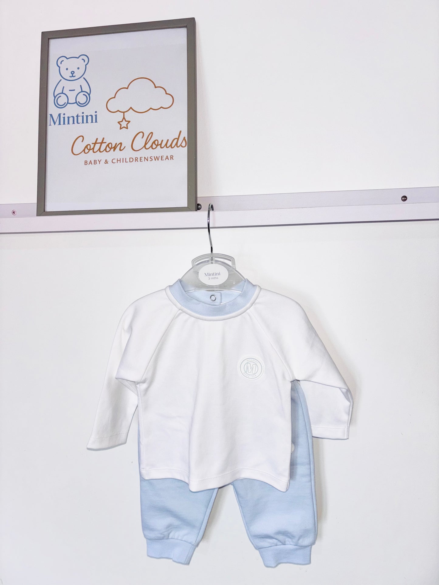Mintini Blue White Trouser Set AW25