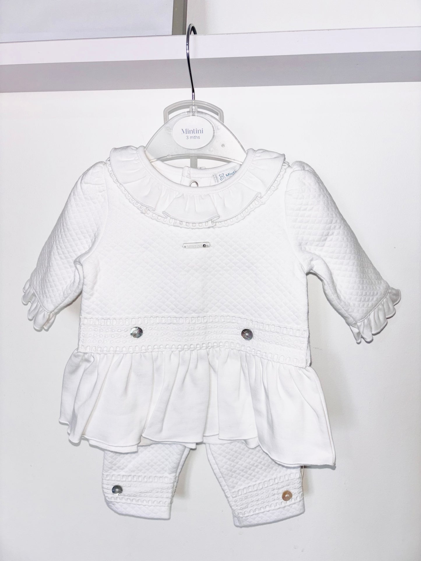 Mintini White Tunic Set AW25