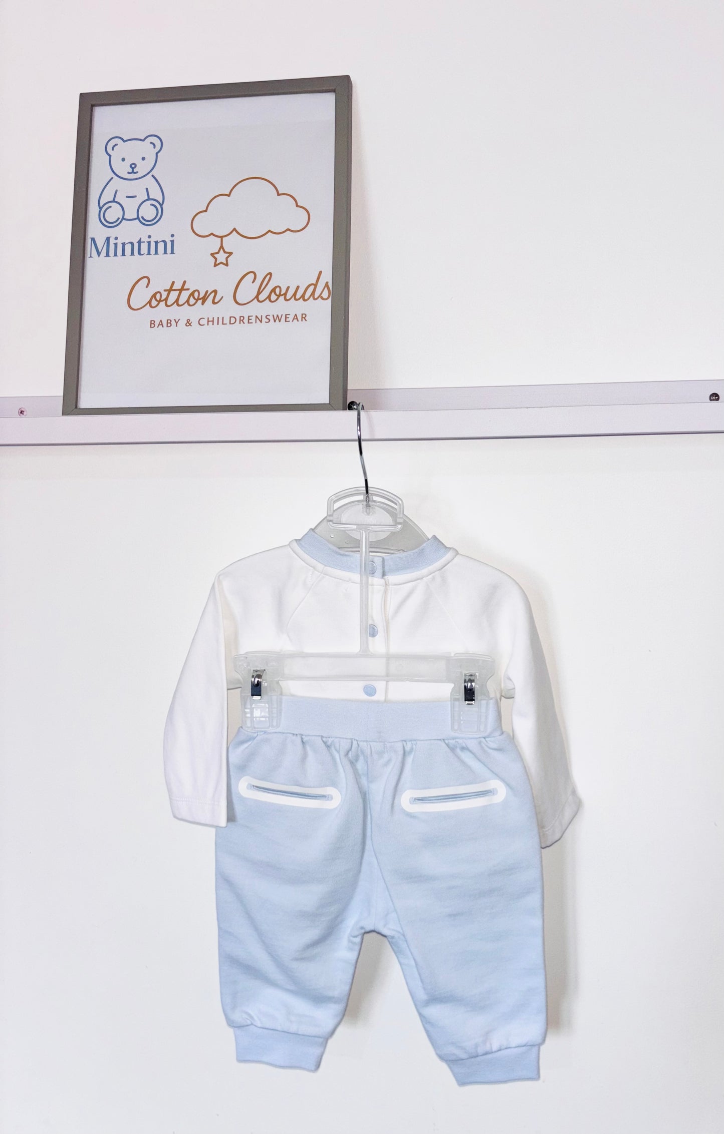 Mintini Blue White Trouser Set AW25