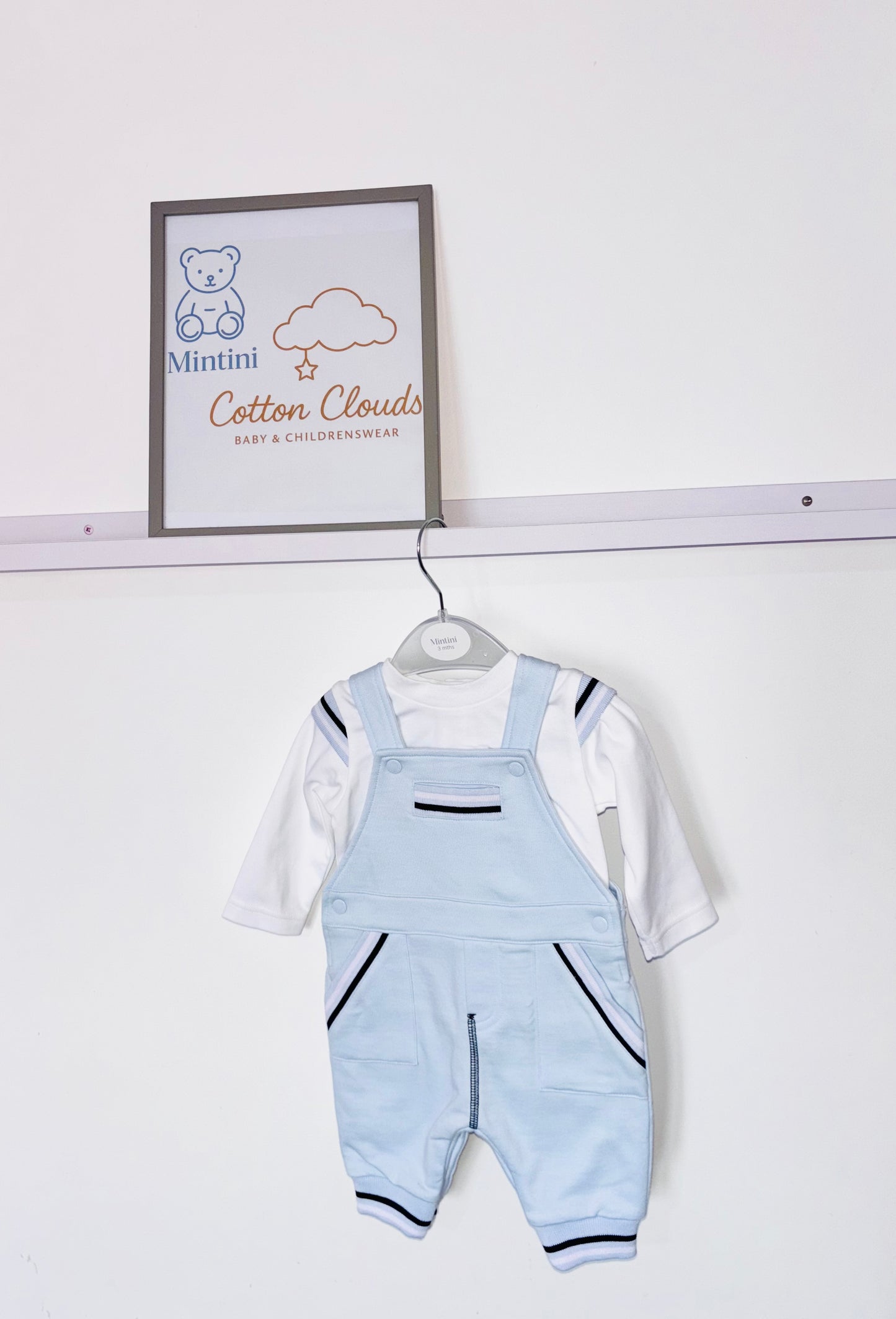 Mintini Contrast Dungaree Set AW25