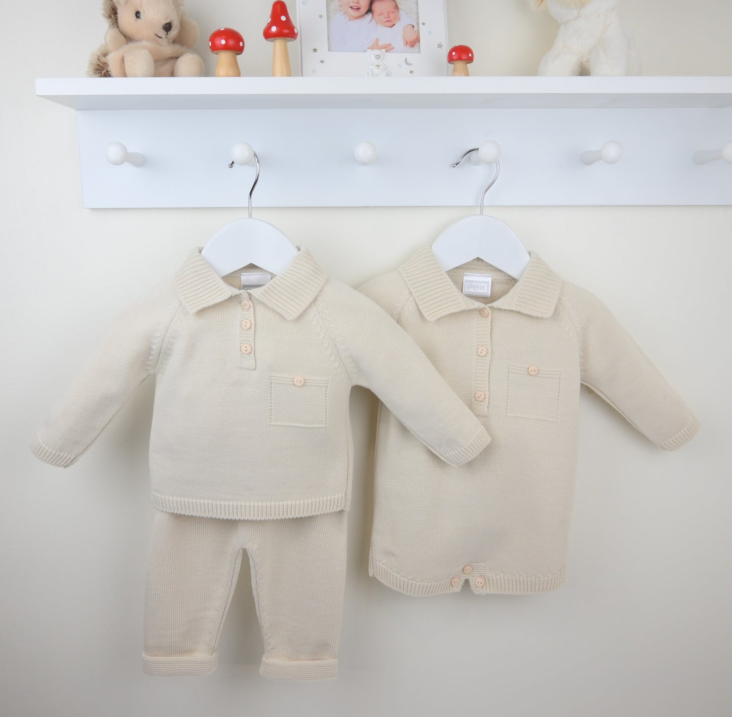 Preorder Pex Beige Louis Romper