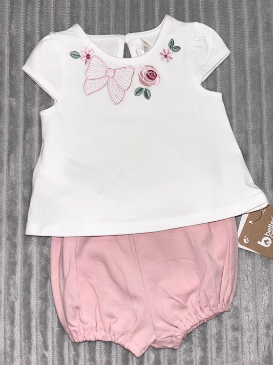 Mayoral Floral Shorts Set