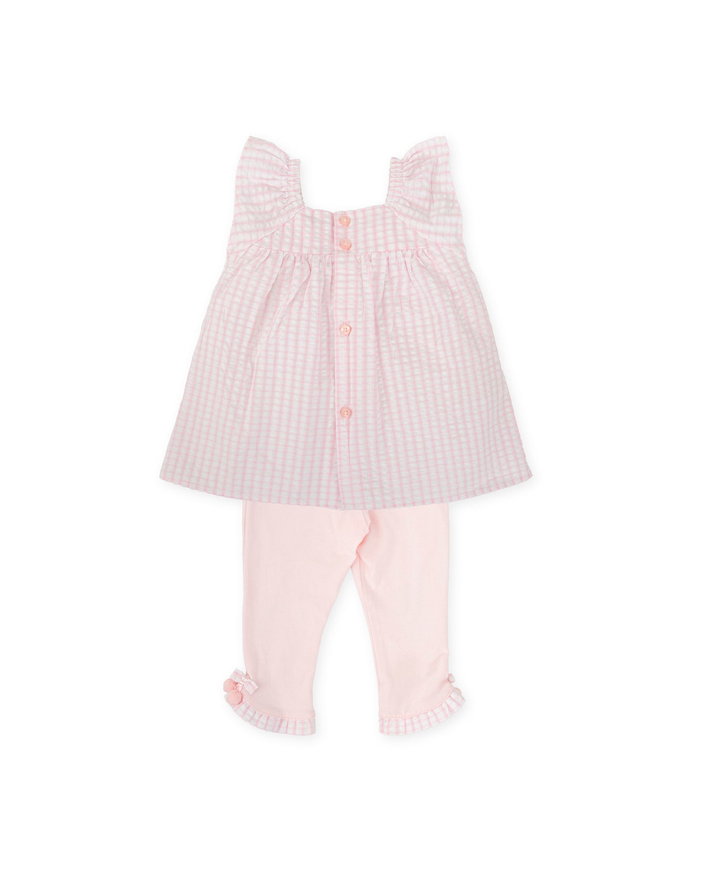 Tutto Piccolo Pink Gingham Legging Set