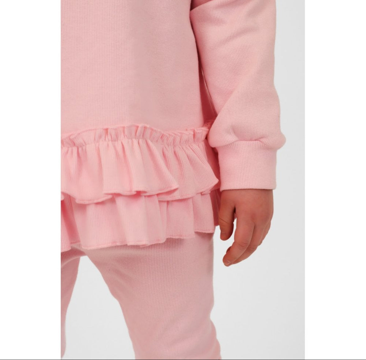 Harris Kids Leah Pink Frill Tracksuit