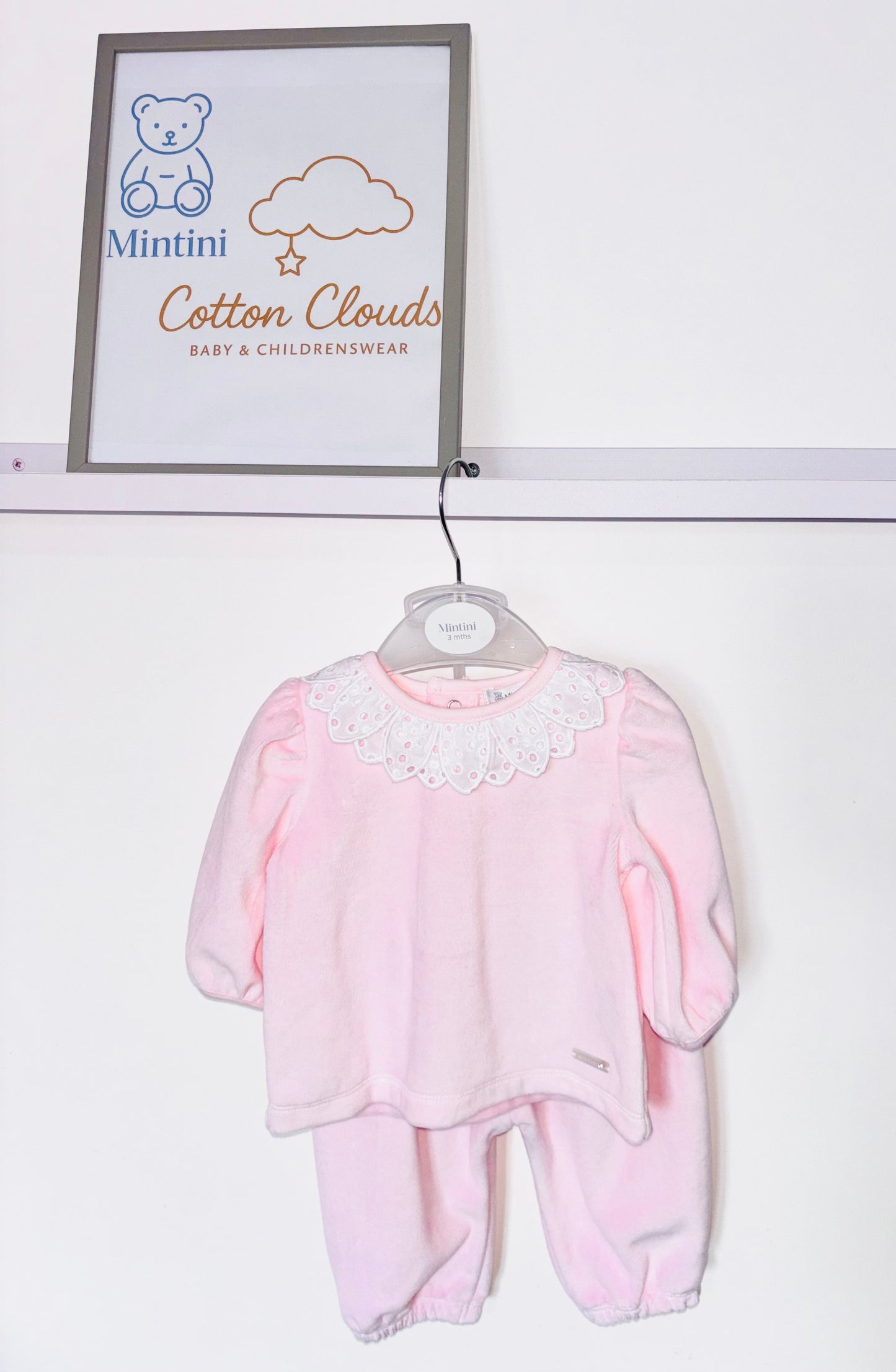 Mintini Velour Pink Outfit AW25