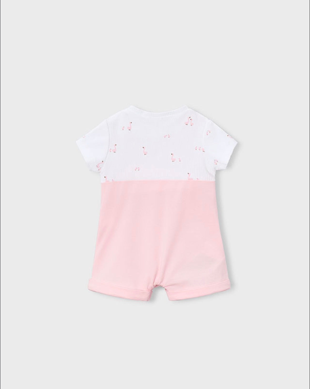 Mayoral Pink Swan Romper