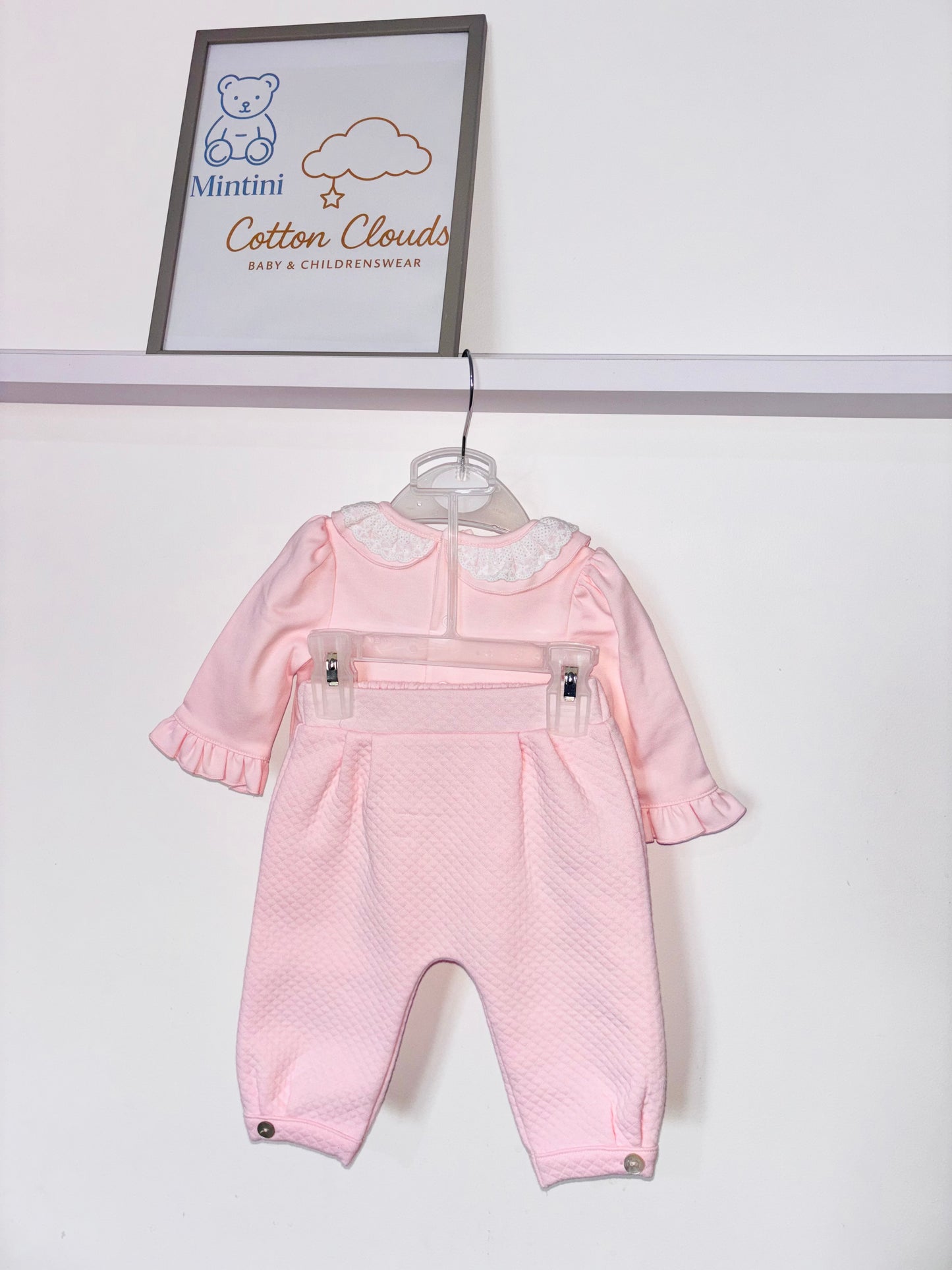 Mintini Pink Frill Trouser Set