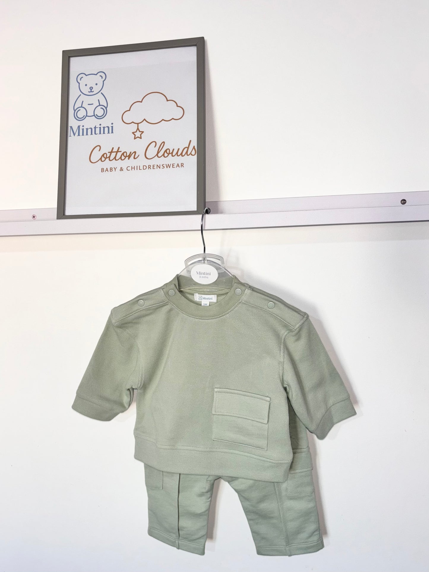 Mintini Sage Green Jogsuit AW25