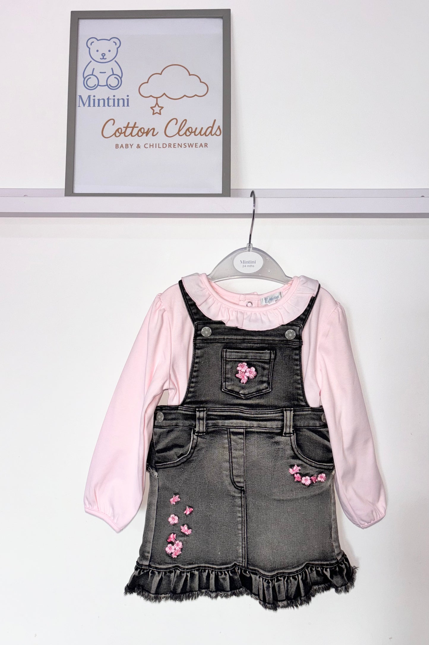 Mintini Denim Pinafore Set AW25