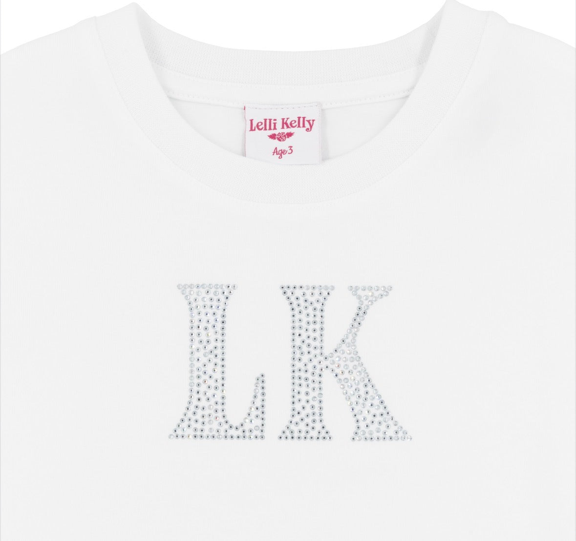 Lelli Kelly White Diamanté Tshirt