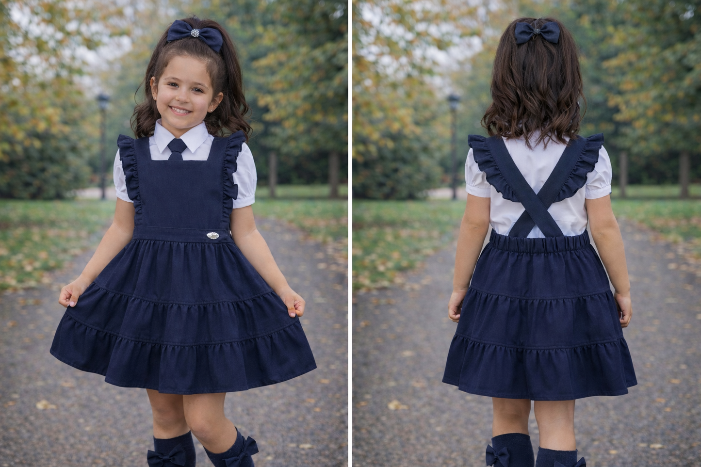 Lelli Kelly Bryony Navy Pinafore