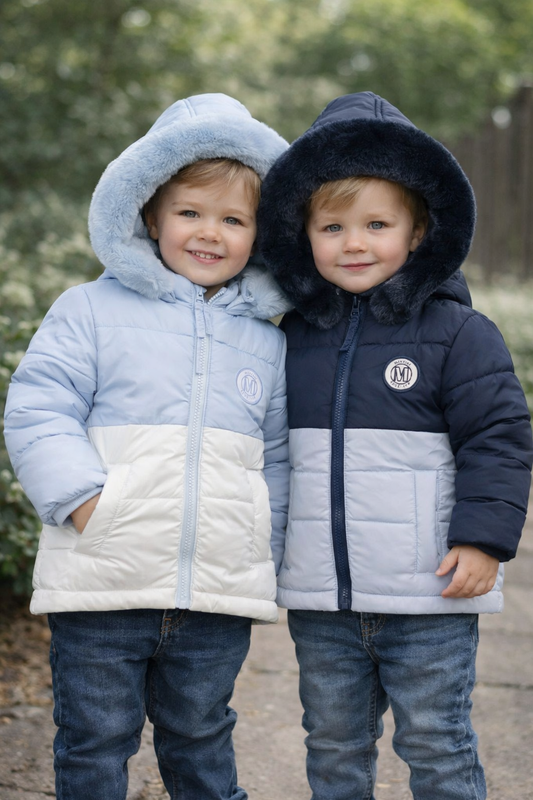 Mintini Blue White Coat