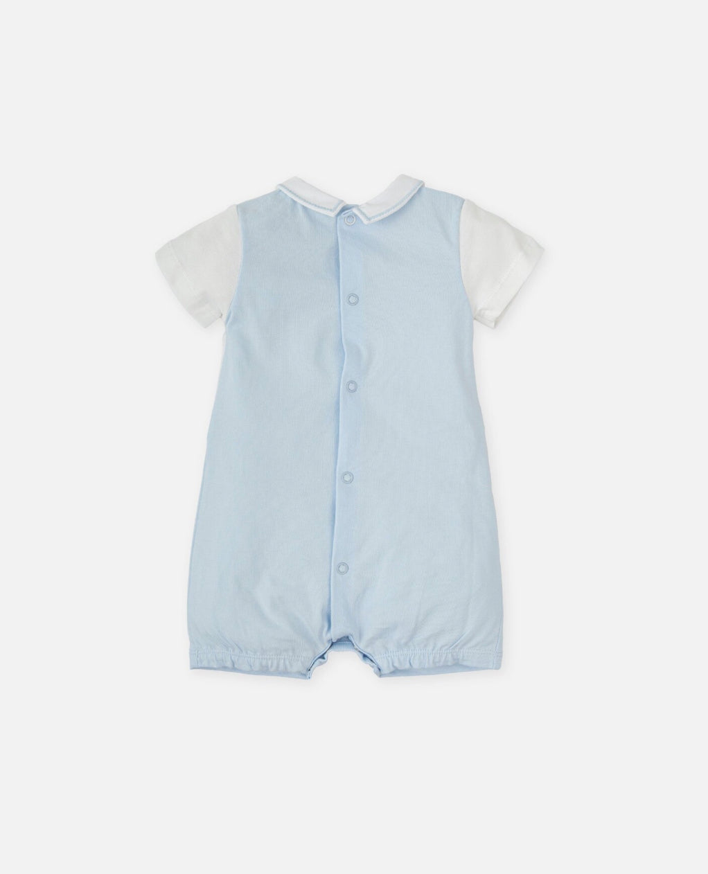 Tutto Piccolo White & Blue Romper