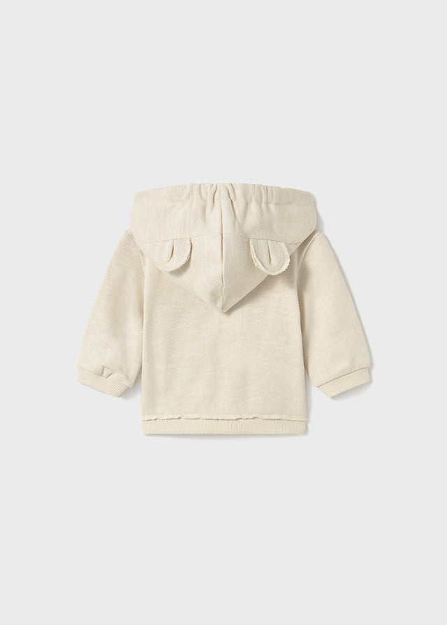Mayoral Beige Fleece Pullover