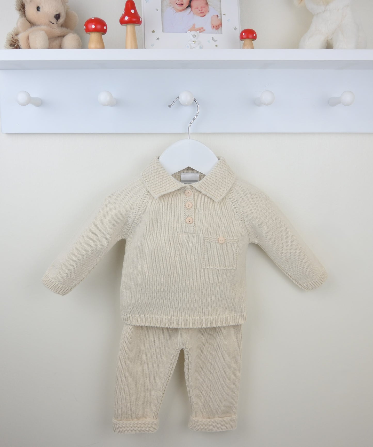 Preorder Pex Beige Louis Knitted Outfit