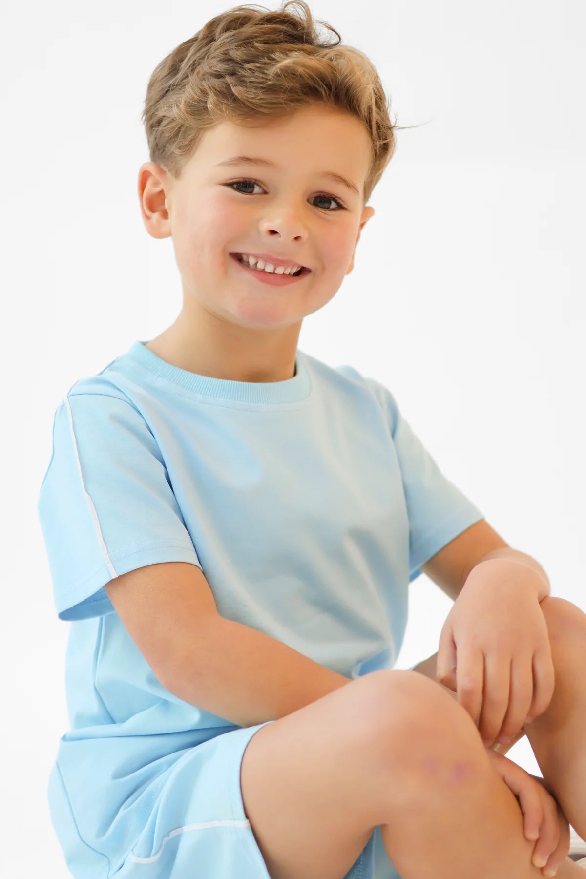 Harris Kids Eddie Blue Shorts Set