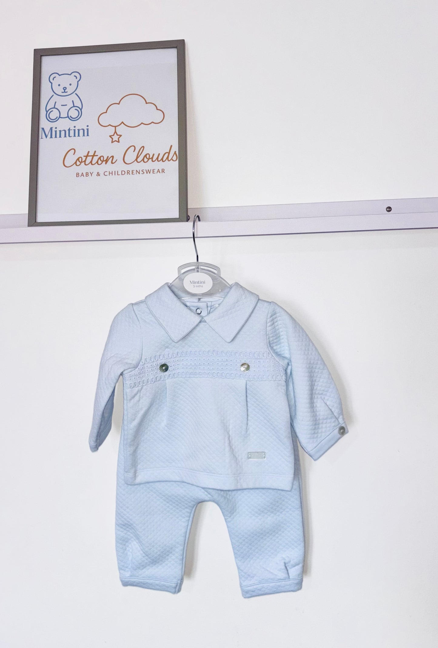 Mintini Blue AW25 Polo Set