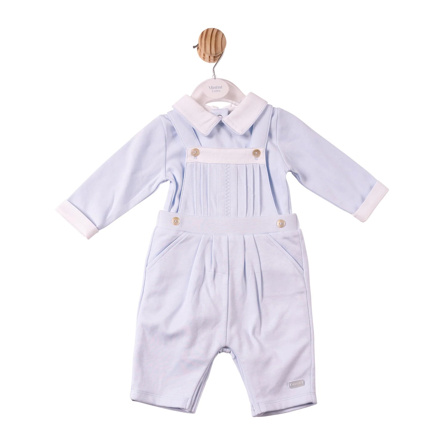 Mintini Blue Dungaree set