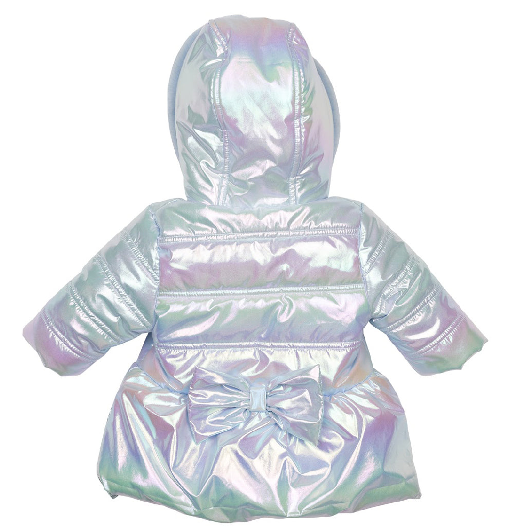 Mintini Blue Iridescent Coat