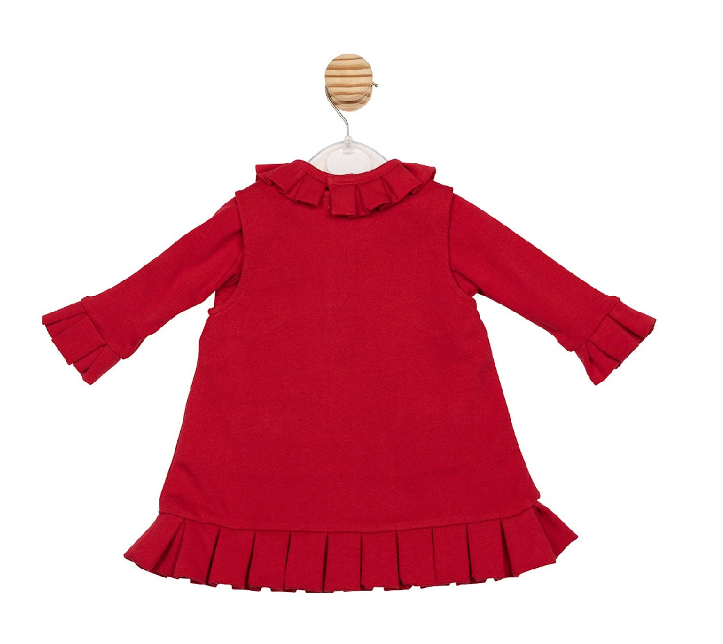 Mintini Red Pinafore Set