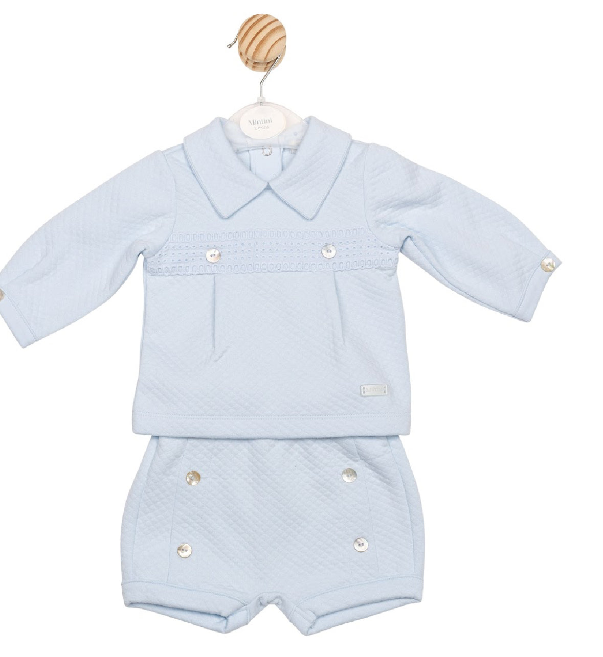 Mintini Blue Shorts Set AW25