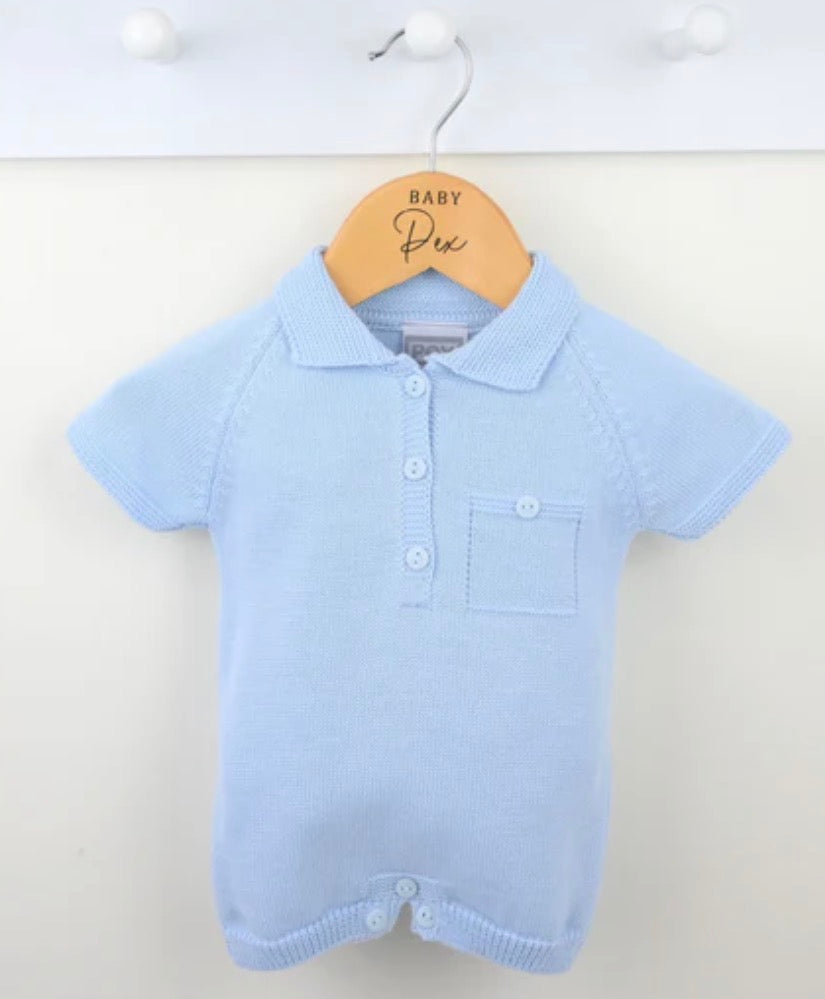 Pex Blue Bradley Romper