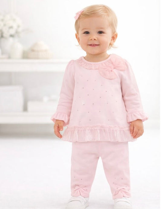 Mintini Pink Bow Tunic Set