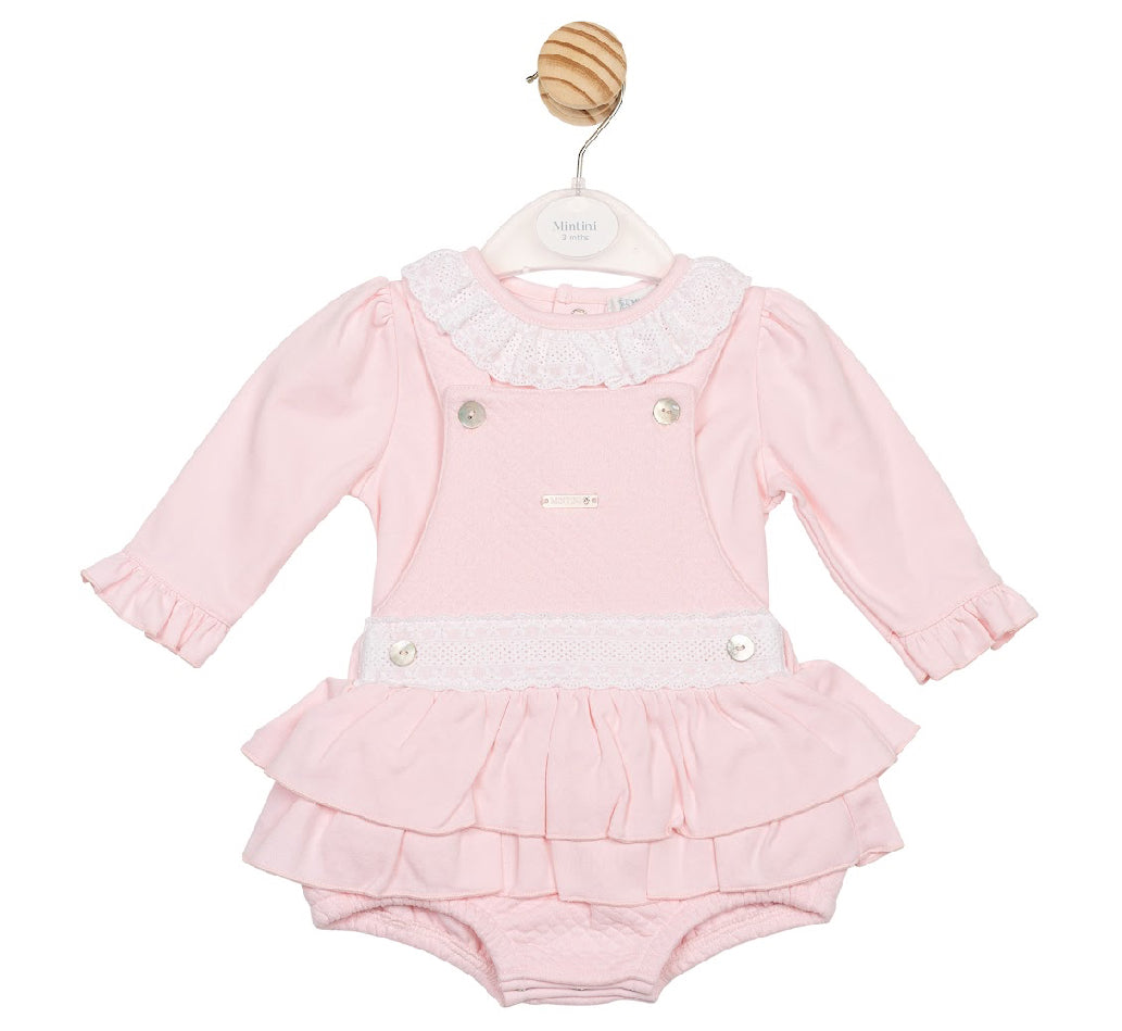 Mintini Pink Pinafore AW25