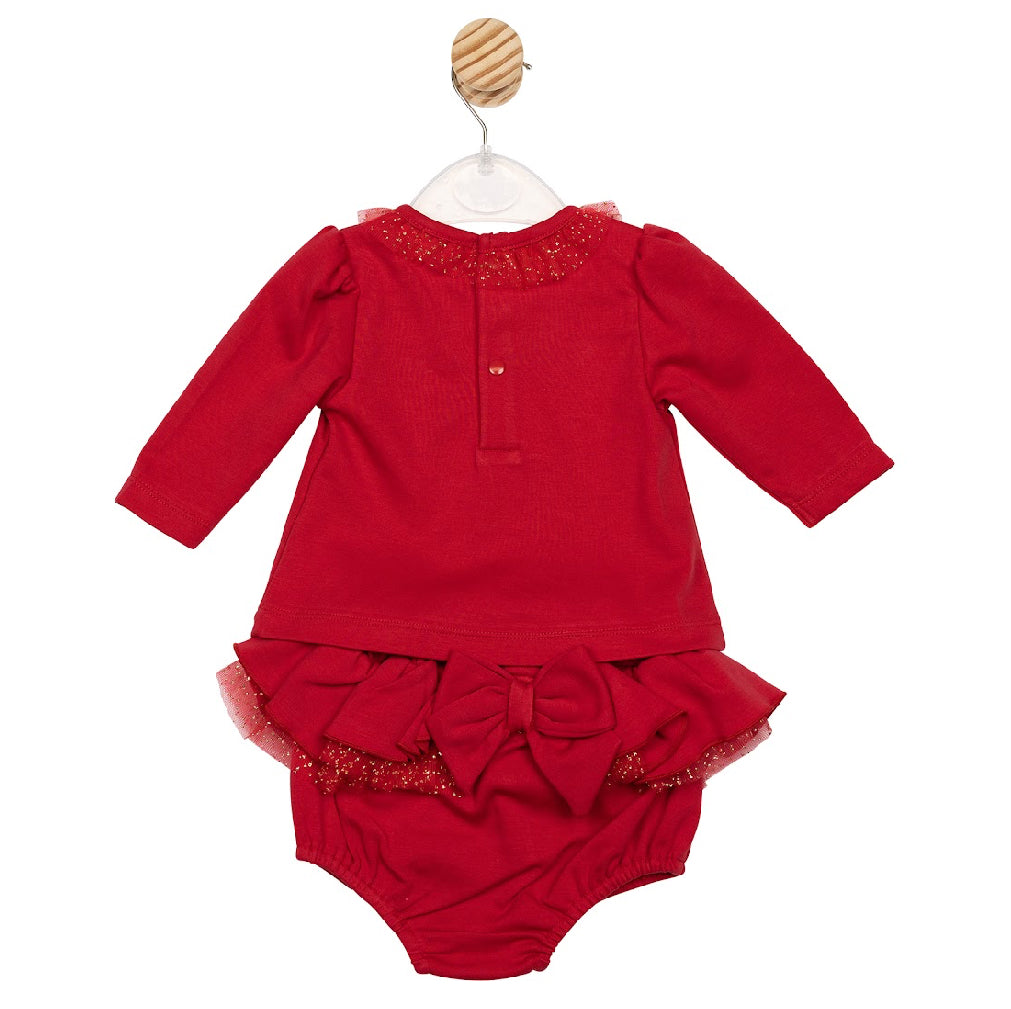 Mintini Red Bow Jam Pant Set